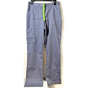 Landau ProFlex 2042 Scrub Pants Womens XS‎ Steel Gray Cargo NWT